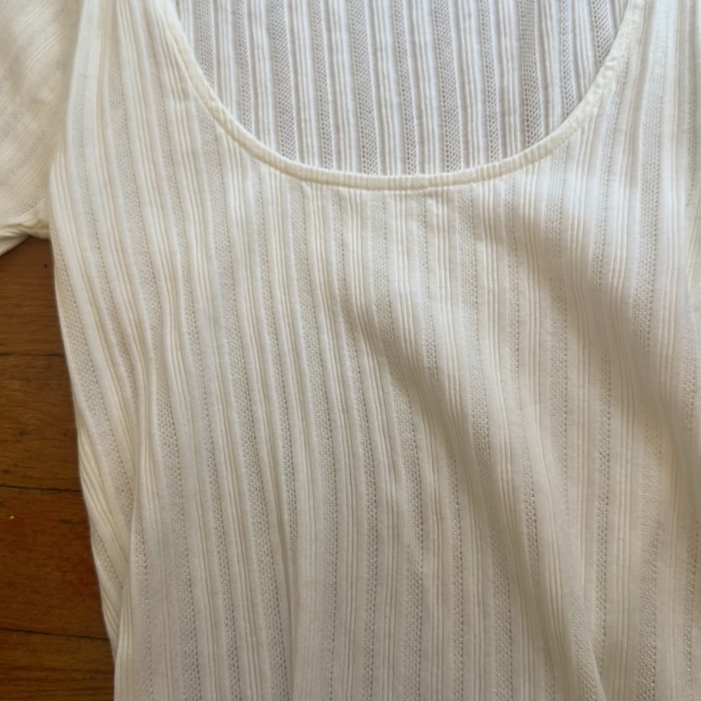 Re/Done White Short Sleeve Tee - Picture 3 of 4